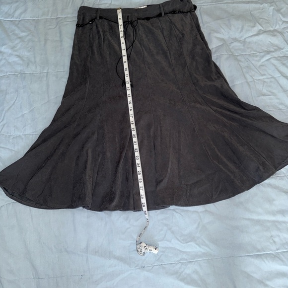 Dressbarn Gray A-Line Skirt - Picture 5 of 8
